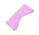 Sagester microfiber headband with crystals MIC18 Lilac